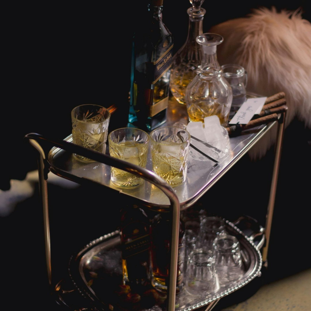 How to Style a Bar Cart: The Art of the Statement Setup