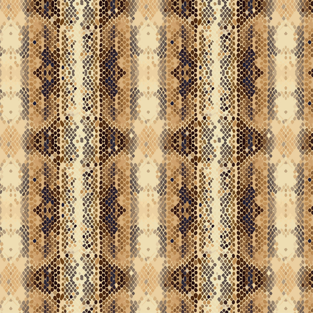 Chic Sips Pythia python print pattern in warm neutral tones
